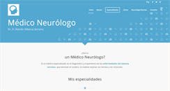 Desktop Screenshot of medico-neurologo.com