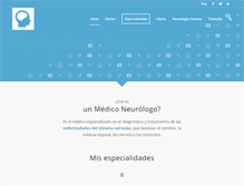 Tablet Screenshot of medico-neurologo.com